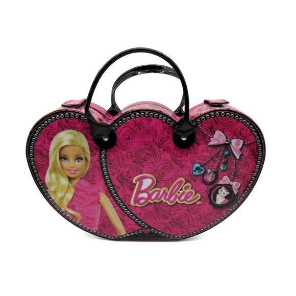 BARBIE DOLL Lot with Heart-Shaped Carrying Case Includes 6 Dolls and Clothes - Picture 9 of 11